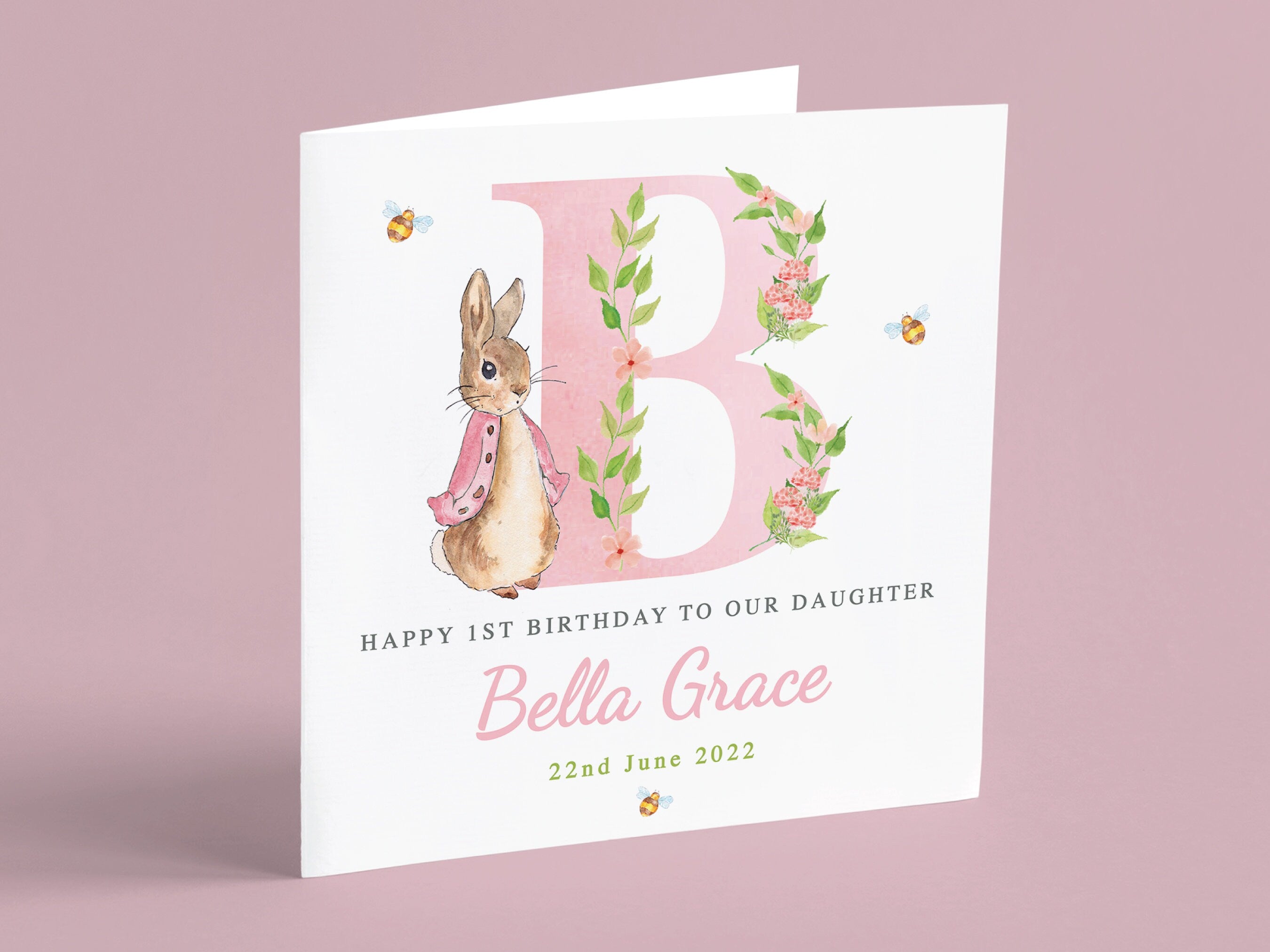 Peter Rabbit Geburtstagskarte „Granddaughter“ – Liebevoll Gestaltet, 232 X 156 Mm (Danilo)