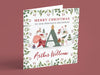 Personalised First Christmas Card for Grandson, Granddaughter, Niece, Nephew, Son, Daughter, Godson - Festive Xmas Keepsake