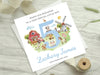 Personalised Farm Animals Birthday Card Blue