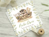 Personalised Noah's Ark Baby Boy Christening Card - Jungle Baptism, Naming Day, for Godson, Grandson