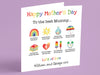 Happy Mother&#39;s Day Card, Personalised Mothers Day Card, Best Mummy, Grandma, Gran, Mammy, Granny, Nana, Nanny, 1st Mother&#39;s Day Card