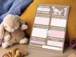 Personalised Elephant 1st Birthday Time Capsule Cards, First Birthday Keepsake Cards, 1st Birthday Party Games