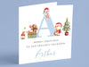 Personalised 1st Christmas Card for Son, Grandson, Nephew, Brother - Custom Baby's First Xmas Greeting