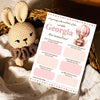 Personalised 1st Birthday Time Capsule Cards, Teddy Bear, Hot Air Balloon First Birthday Party