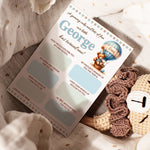 Personalised 1st Birthday Time Capsule Cards, Teddy Bear, Hot Air Balloon First Birthday Party