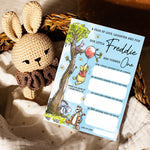 Personalised 1st Birthday Time Capsule Cards, Winnie The Pooh First Birthday Theme