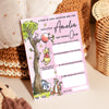 Personalised 1st Birthday Time Capsule Cards, Winnie The Pooh First Birthday Theme