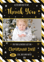 FLAT Holiday Thank You Cards Personalised With Photos And Envelopes