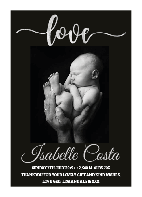personalmoments-thank-you-card-metallic-girl