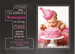 Personalised girl photo invites