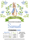 Personalised Peter Rabbit Leaf Invites