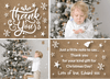 FLAT Christmas Personalised Photo Thank You Cards, Xmas Thank You Cards from Pets
