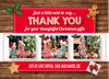 FOLDED Pet Photo Christmas Thank You Cards, Christmas Thank You Images