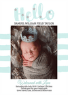 FOLDED Custom Baby Boy Thank You Cards with Your Own Image | Personal Moments | Order Now
