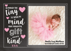 Baby Girl Chalk Board Design Thank You Notes 