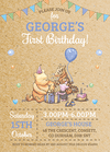 Personalised Winnie The Pooh Invites