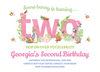 Girl Peter Rabbit Seocnd Birthday Invites Personalised