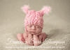 FLAT New Baby Girl Photo Box Thank You Cards