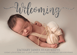 FOLDED Make Your Baby's Thank You Notes Special with Personalised Photo Cards for Boys | Personal Moments