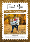 FOLDED Thank You For My Christmas Gifts Personalised Cards