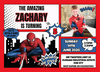 Personalised Spiderman Photo Invites