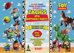 Personalised Woody Buzz Lightyear Party Invites