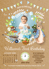 Baby Boy Peter Rabbit Invites With Photo