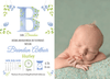 FLAT Personalised New Baby Boy Thank You Cards with Your Own Photos - Customisable Designs and Fast Shipping