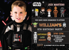 Personalised Star Wars Photo Invites