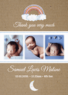 FOLDED Shop Personalized Baby Thank You Cards for Boys | Personal Moments | Upload Your Own Image Today