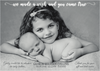 FLAT Wish Come True Baby Thank You Cards Unisex