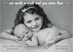 FLAT Wish Come True Baby Thank You Cards Unisex