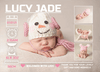 FLAT Personalised Baby Girl Multi Photo Thank You Cards Pink Birth Announcement Notes