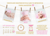 FLAT Design Personalized Baby Girl Thank You Cards with Your Own Photo | Personal Moments | Free Shipping