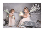 FOLDED Personalized Photo Christmas Thank you Cards, Photo Xmas Thank you Cards